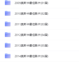 历届奥斯卡提名和最佳——阿里云盘网影视资源合集