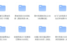 📚高中英语3500词【全网最全整理】31.6GB